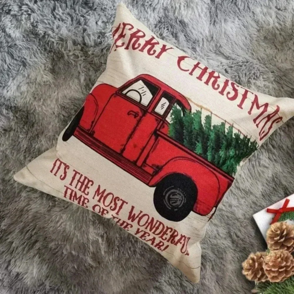 Christmas Throw Pillow Covers 18x18